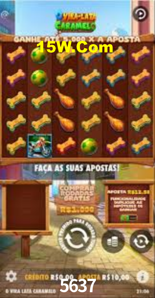 Sinta a adrenalina dos jogos de cassino com 5637